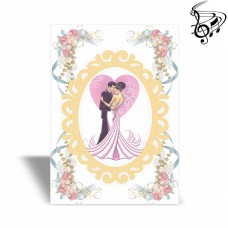 Wedding music card TO THE SOUND OF MUSIC - with your sound